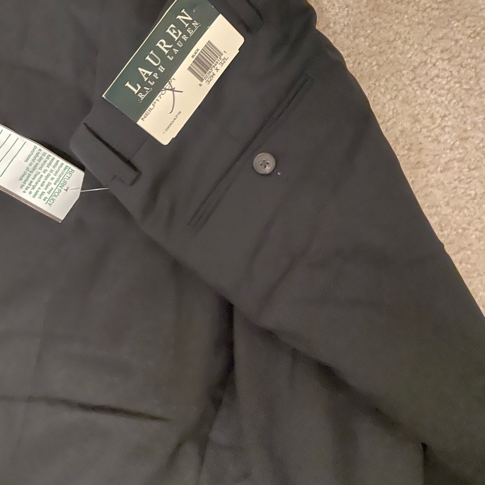 Men’s Ralph Lauren Black Slacks